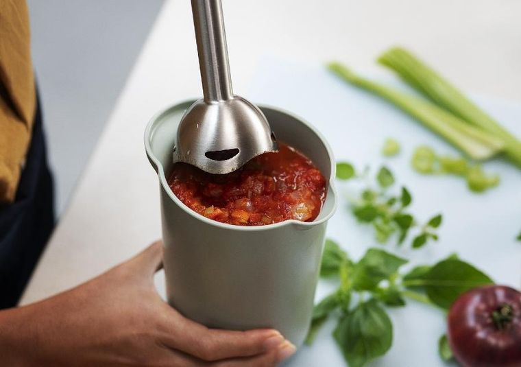 Mepal, Chef It, dzbanek do miksowania z pokrywką, Navy, 1000 ml