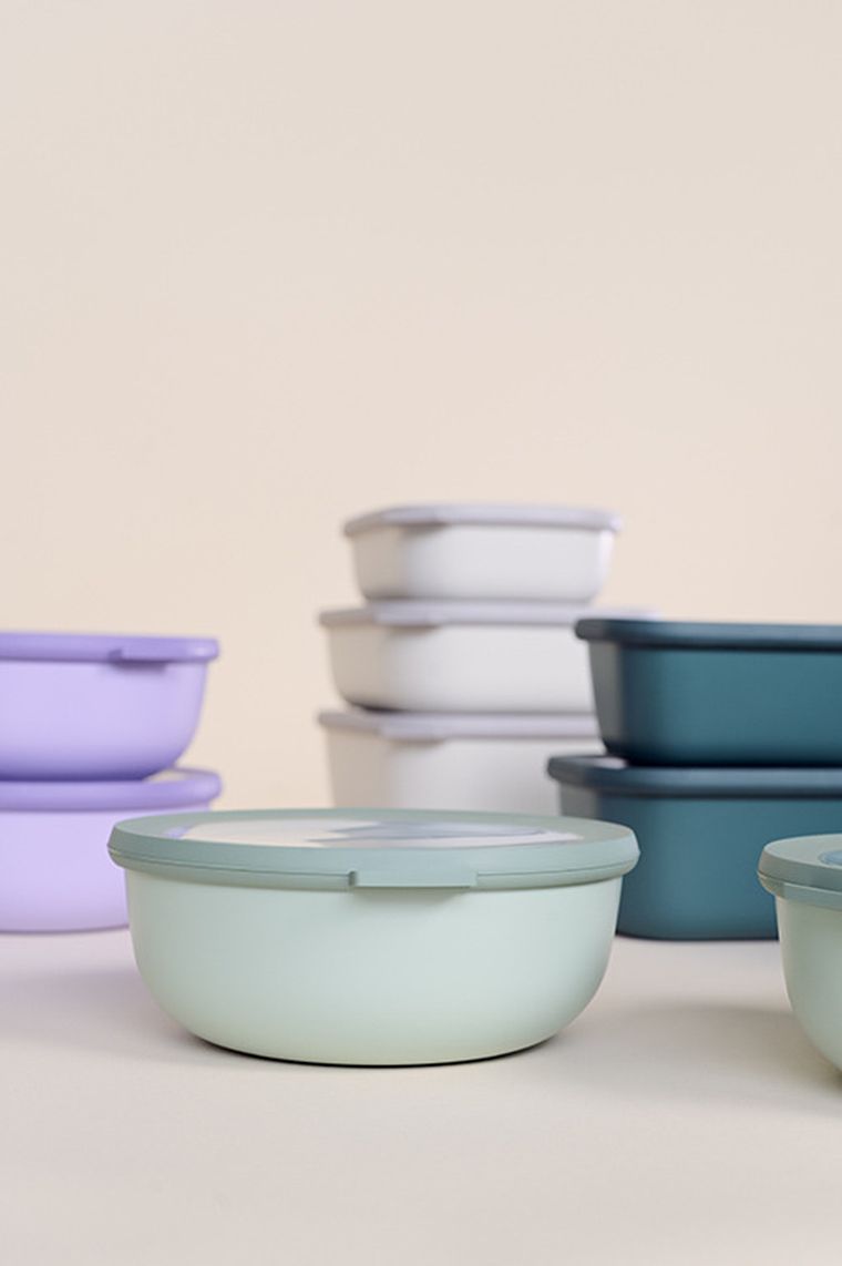 Mepal, Cirqula, zestaw 3 misek, okrągła, Nordic Jade, 500+1000+2000 ml