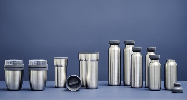 Mepal, Ellipse, butelka termiczna, Nordic Black, 900 ml