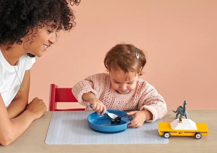 Mepal, Mio, Deep Pink, talerzyk dziecięcy