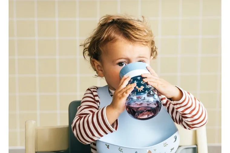 Mepal, Mio, Forest Friends, kubek dziecięcy treningowy do nauki picia, 6m+, 200 ml