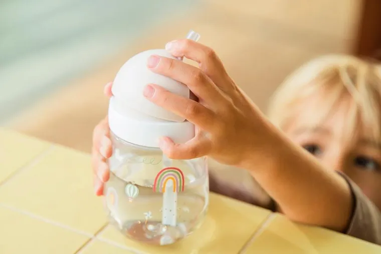 Mepal, Mio, Forest Friends, kubek dziecięcy ze słomką, 300 ml