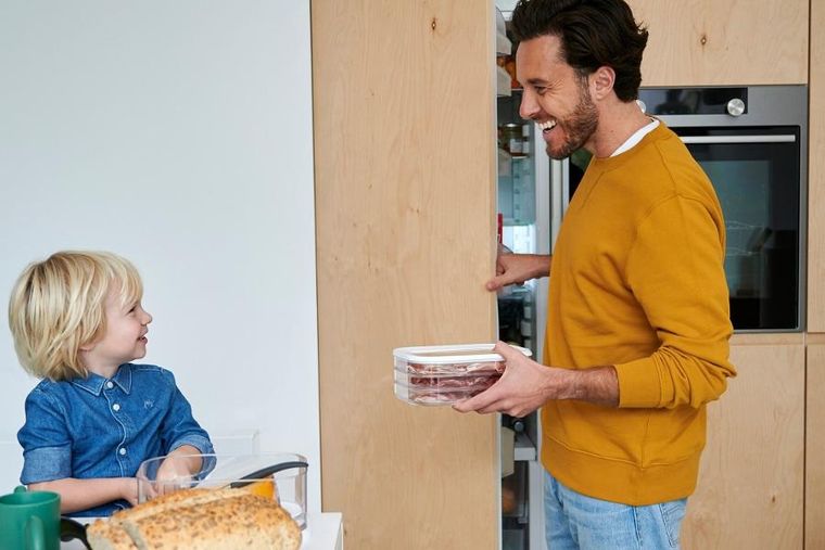 Mepal, Modula, pojemnik na żywność, white, 2000+550 ml