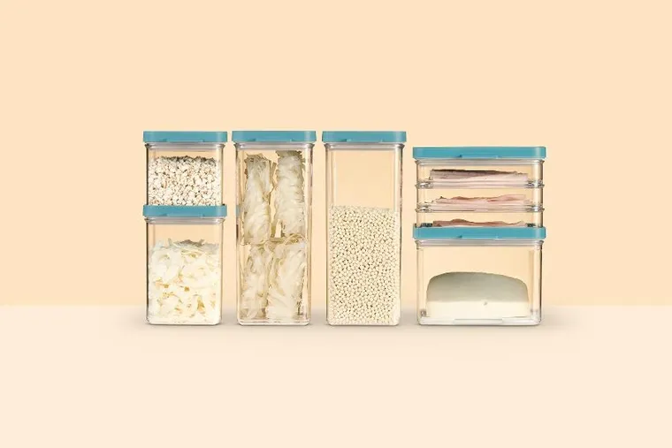 Mepal, Omnia, pojemnik na wędliny, Nordic Sage, 3 x 500 ml