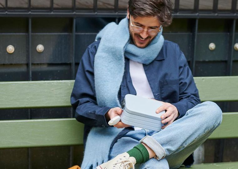 Mepal, Take a Break, Bento, lunchbox średni, Nordic Sage