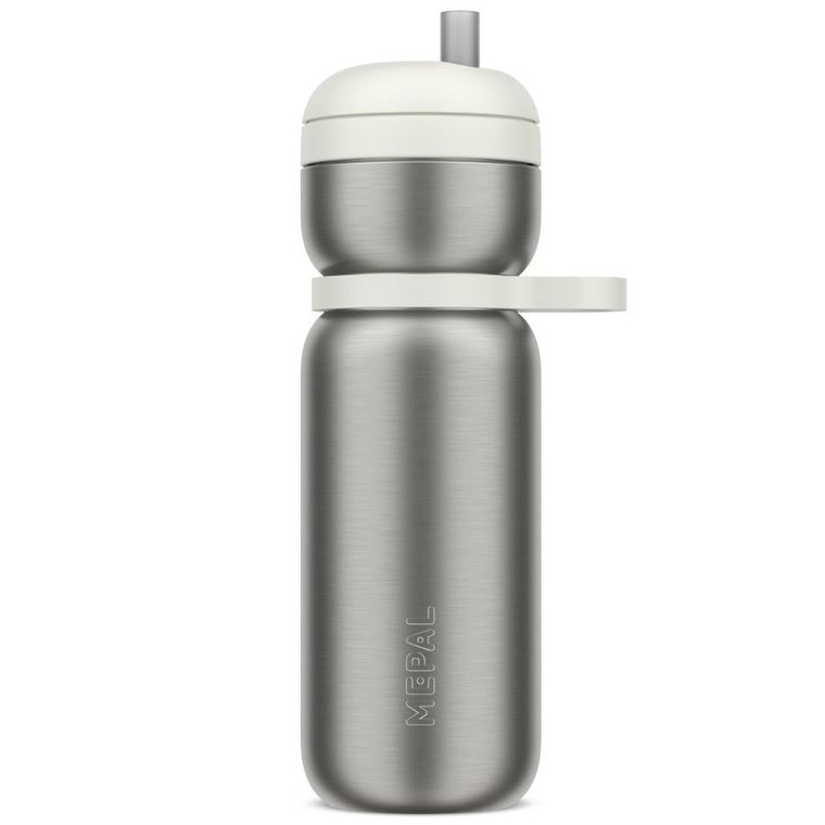 Mepal, Twist Active, butelka sportowa termiczna, Ceramic White, 600 ml