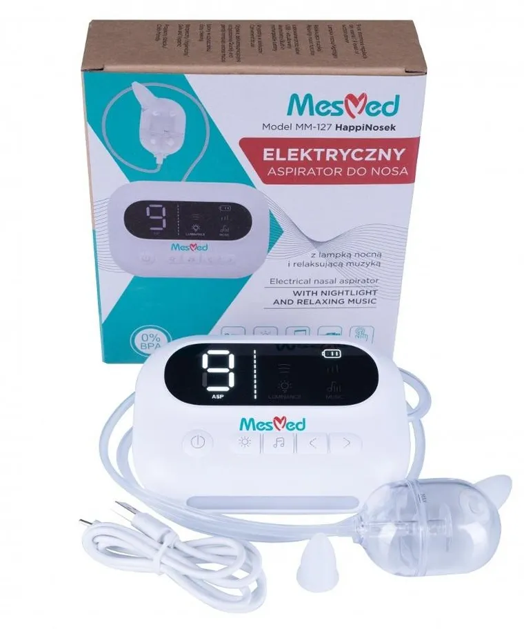 Mesmed, MM-127, HappiNosek, elektroniczny aspirator do nosa