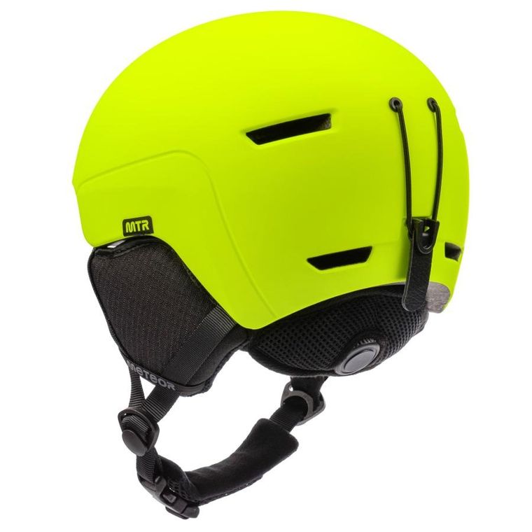 Meteor, Avalo, kask narciarski, neonowy żółty, rozmiar 53-55 cm