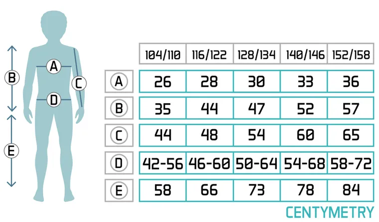 Meteor, bielizna termoaktywna dziecięca, różowy, rozmiar 128-134