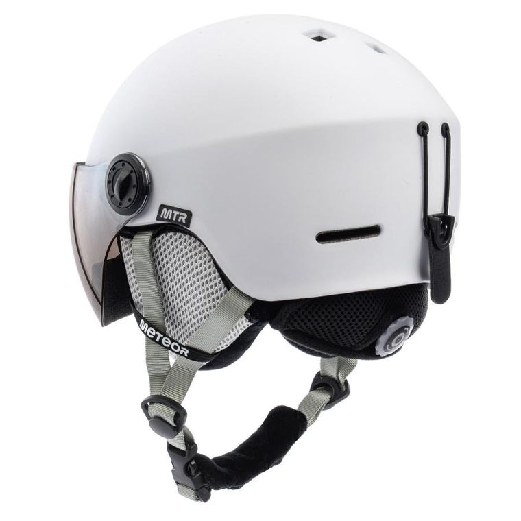 Meteor, Falven, kask narciarski, biały, rozmiar 55-58 cm