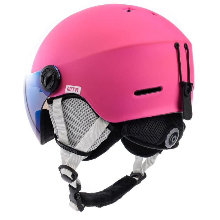 Meteor, Falven, kask narciarski, różowy, rozmiar 55-58 cm