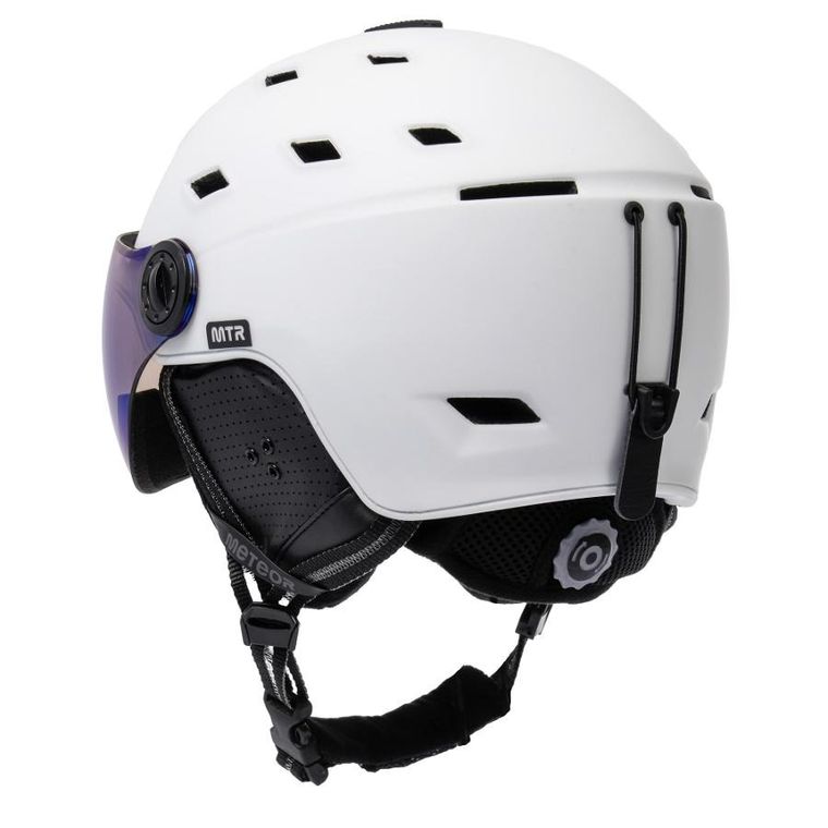 Meteor, Glide, kask narciarski, biały, rozmiar 55-58 cm