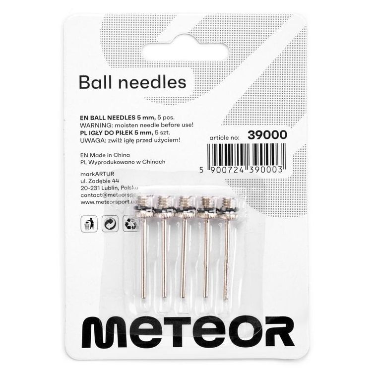 Meteor, igły do piłek, 5 mm