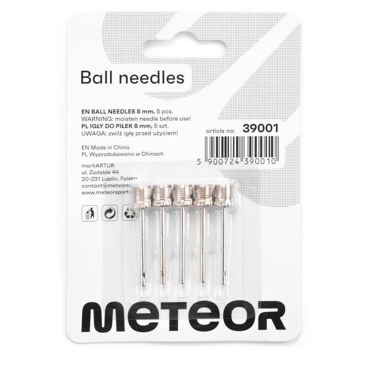 Meteor, igły do piłek, 8 mm