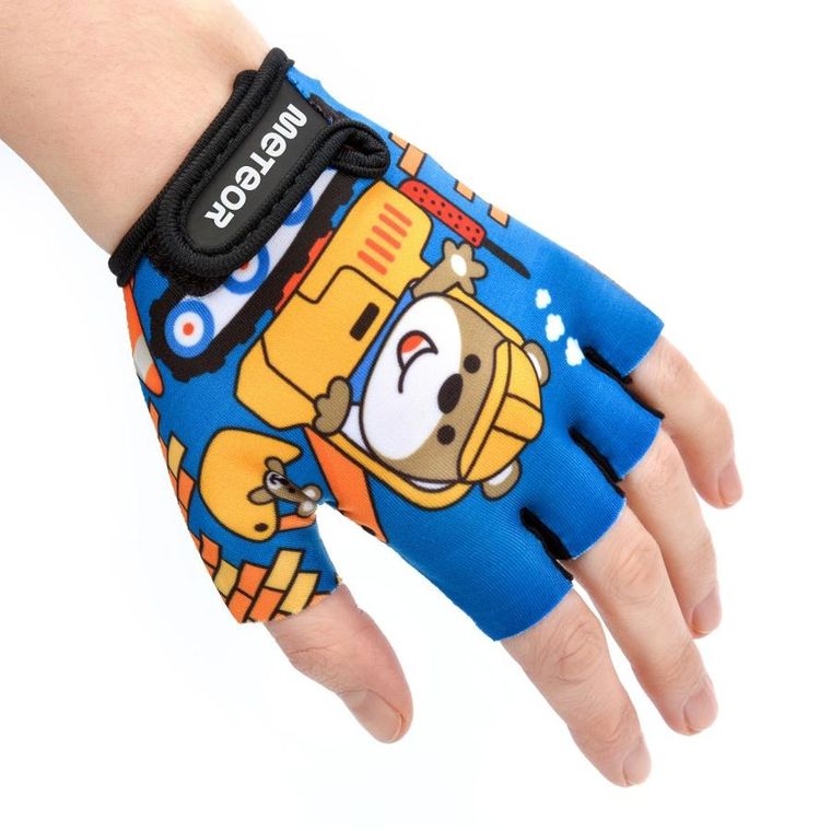 Meteor, Kids, rękawiczki rowerowe, rozmiar M, Builder