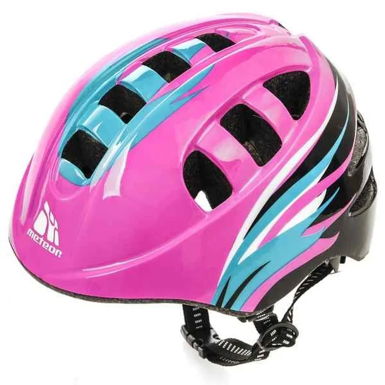 Meteor, MA-2, kask rowerowy, orbit pink, rozmiar M, 52-55 cm