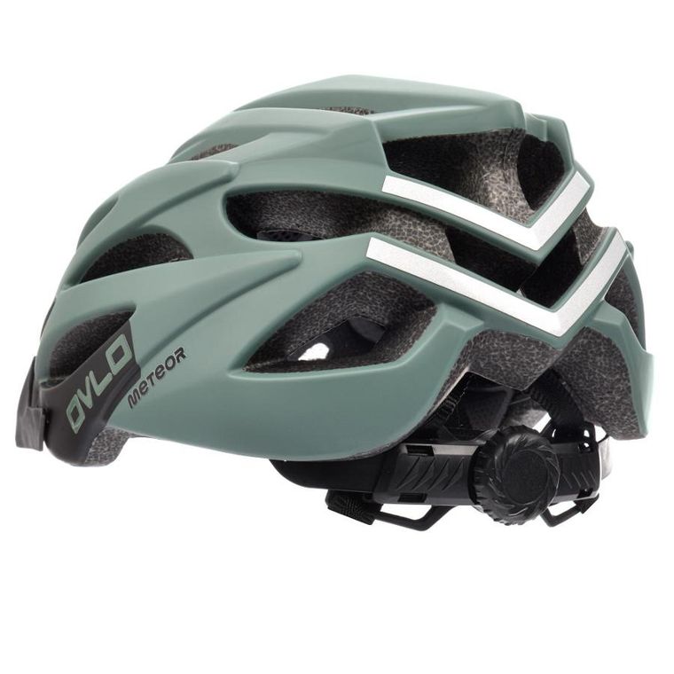 Meteor, Ovlo, kask rowerowy, rozmiar L, 58-61 cm, zielony