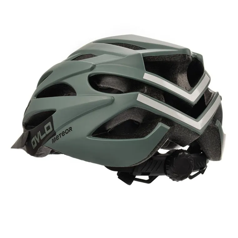 Meteor, Ovlo, kask rowerowy, zielony, S 52-56 cm