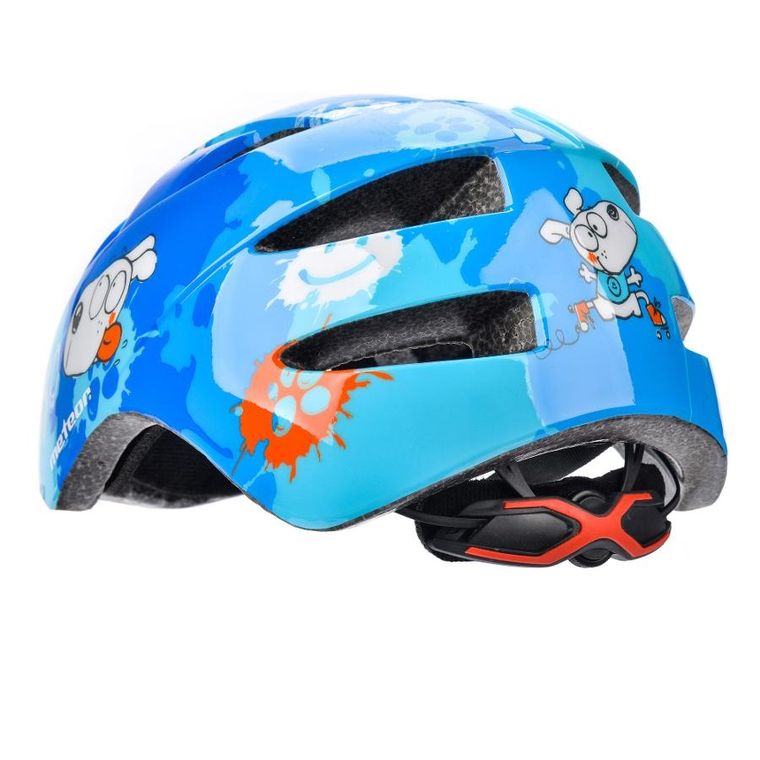 Meteor, PNY11, kask ochronny, in-mold, dogs, niebieski, rozmiar 43-48 cm