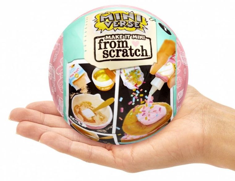 MGA's Miniverse, Make It Mini, From Scratch, kula niespodzianka, mini jedzenie