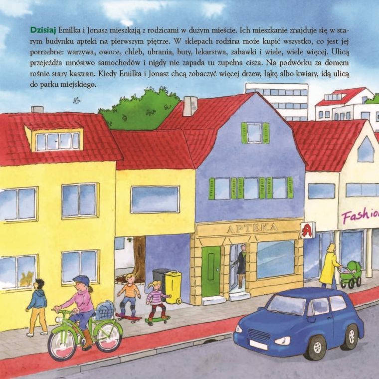 Miasto dawniej i dziś. Mądra mysz