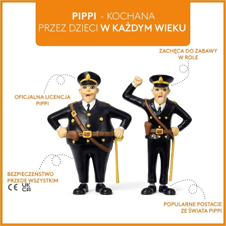 Micki, Pippi Pończoszanka, policjanci Kling i Klang, figurki
