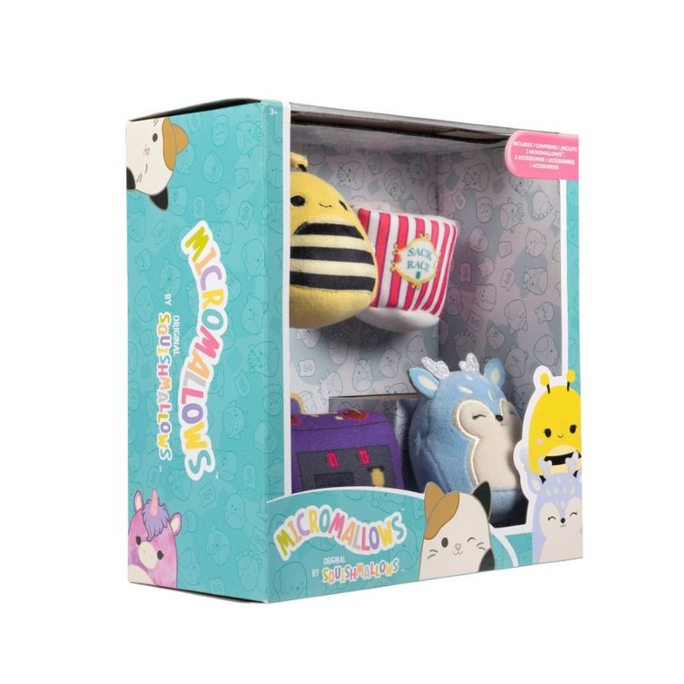 Micromallows, Game On, maskotki z akcesoriami, 2+2, 6 cm