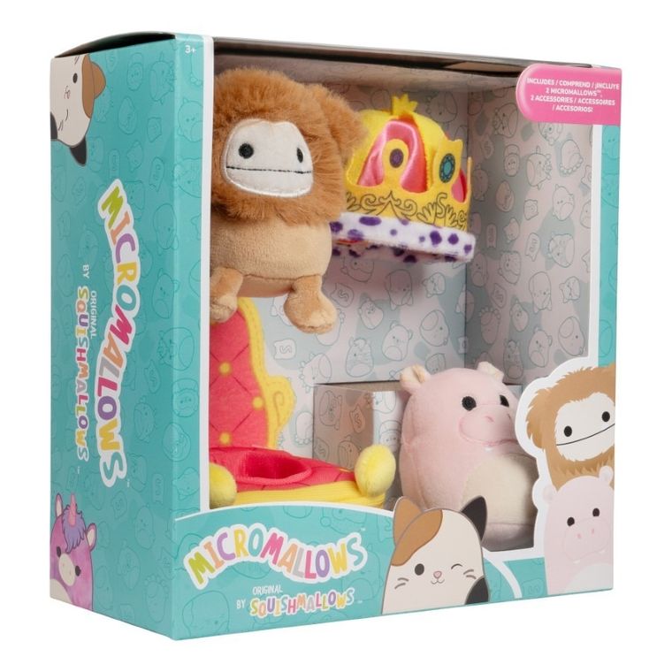 Micromallows, Parade Flaot, maskotki z akcesoriami, 2+2, 6 cm