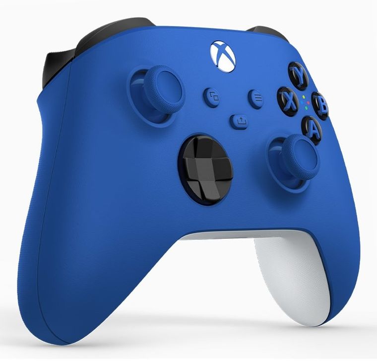 Microsoft, kontroler, Xbox Series Shock Blue