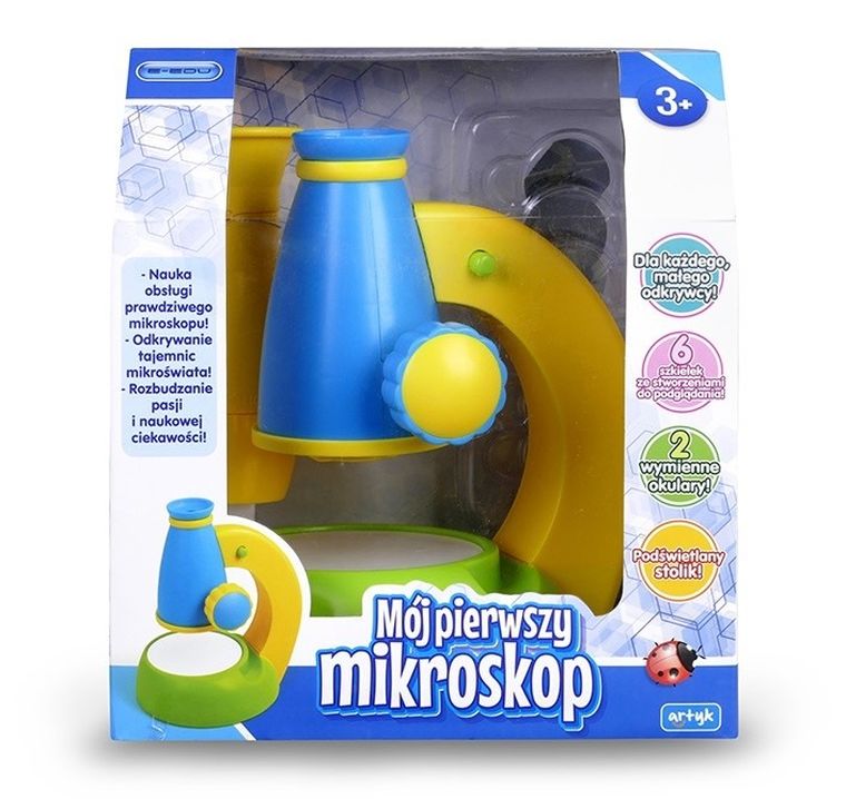 Mikroskop dla malucha, zabawka edukacyjna