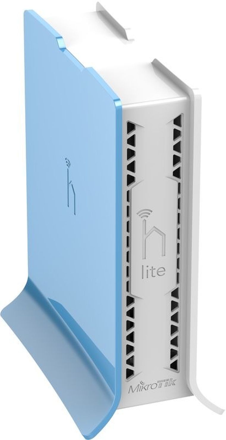 MikroTik, hAP lite tower, router WiFi, RB941-2nD-TC, 2,4GHz, 4xRJ45 100Mb/s
