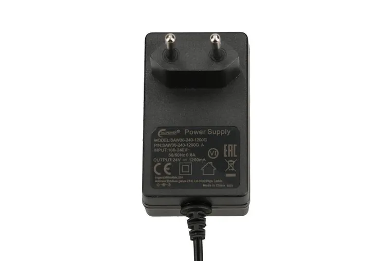 MikroTik, zasilacz, 24V, 1.2A, prosta wtyczka jack, SAW30-240-1200GA