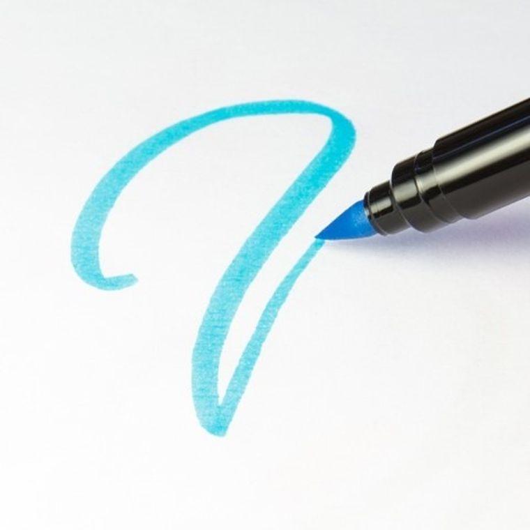 Milan, Flamastry z końcówką - pędzelkiem, 10 szt.