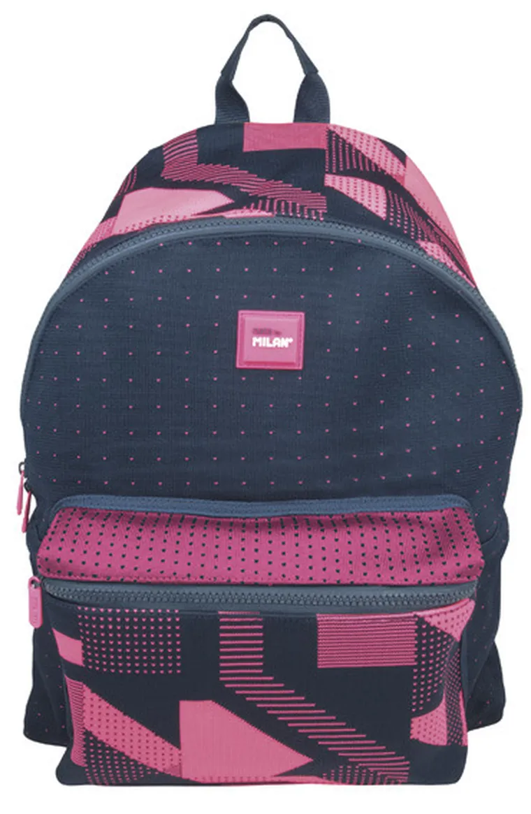 Milan, Knit, plecak szkolny, różowy
