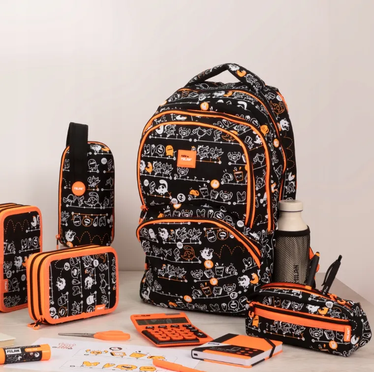 Milan, plecak szkolny, Tandem czarny