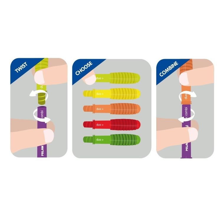 Milan, Sway Combi Duo, długopis, 3 szt.