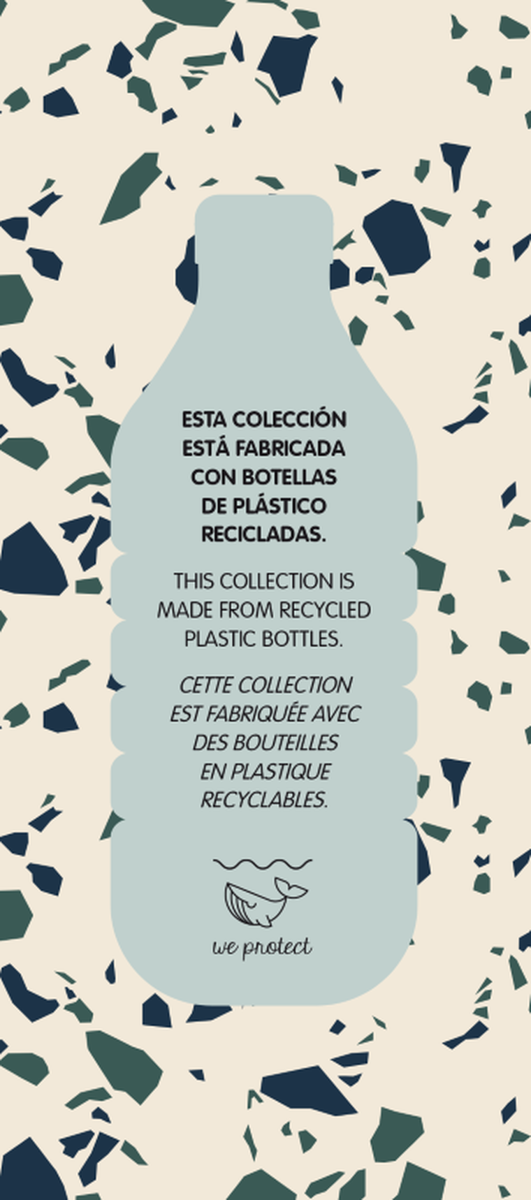 Milan, Terrazzo Blue, plecak skolny, 21 l