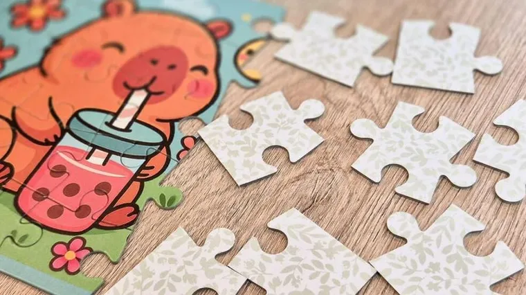 Milliwood, Kapibara, puzzle drewniane, 30 elementów