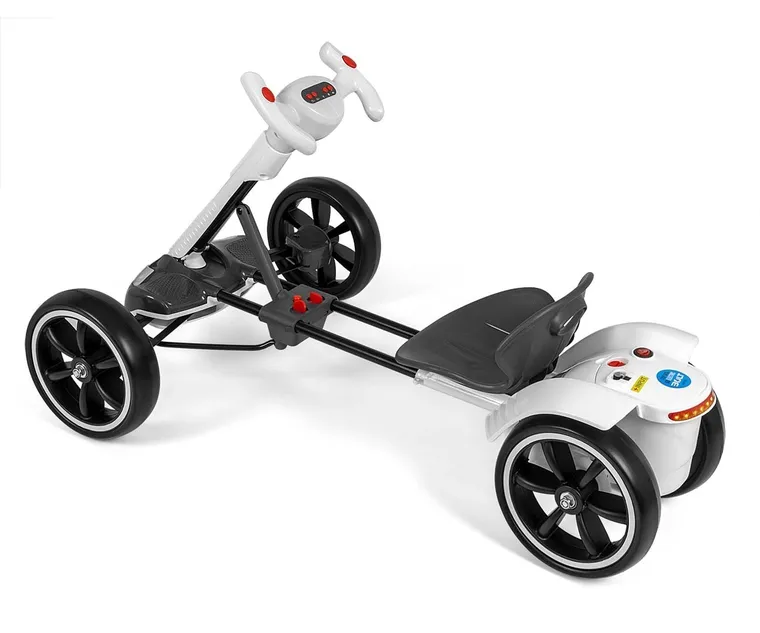 Milly Mally, Bolt, gokart, pojazd na akumulator, biały