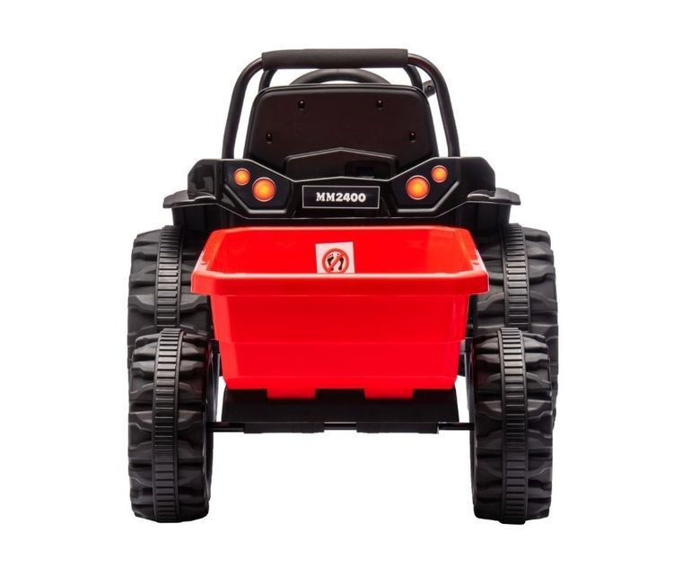 Milly Mally, Farmer, traktor z przyczepą, pojazd na akumulator, red