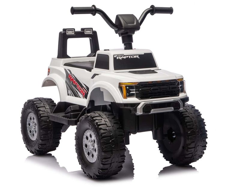 Milly Mally, Ford F-150 Raptor, pojazd na akumulator, biały