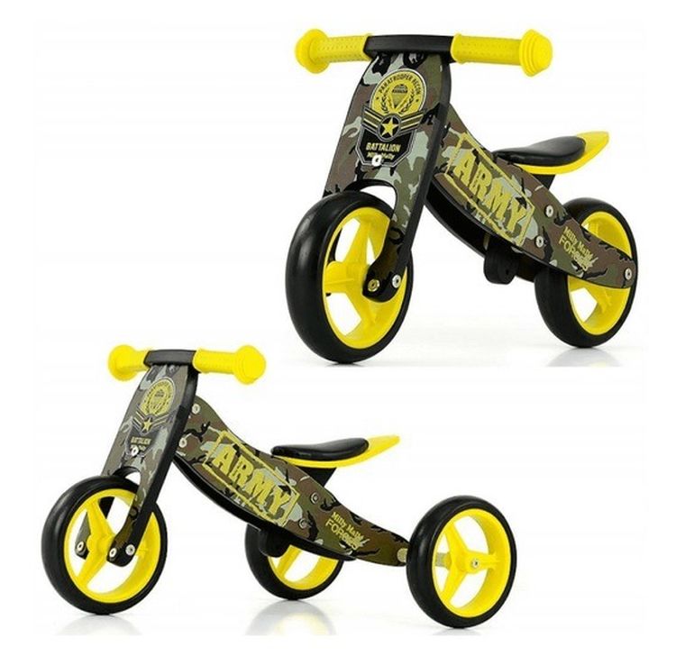 Milly Mally, Jake, rowerek 2w1, Army