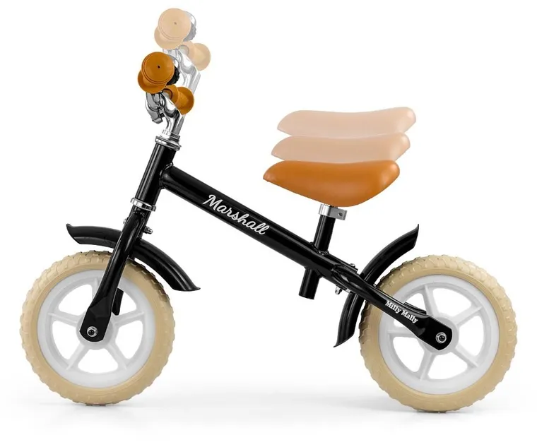 Milly Mally, Marshall, rowerek biegowy, czarny