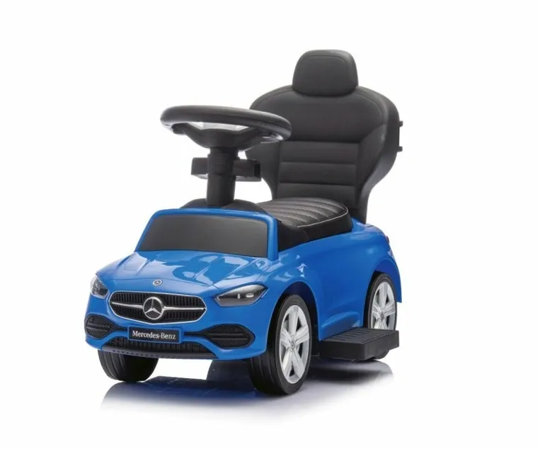 Milly Mally, Mercedes C-Class Deluxe, jeździk z rączką, pojazd, niebieski