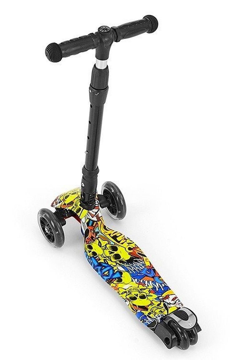 Milly Mally, Scooter Magic, hulajnoga 3-kołowa, Graffiti