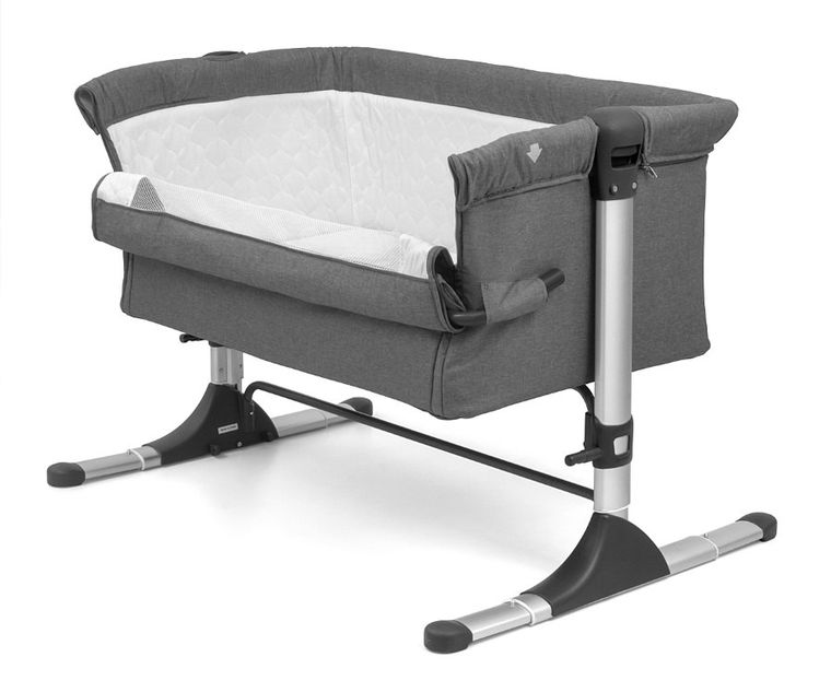 Milly Mally, Side by Side, łóżeczko dostawne, Stone