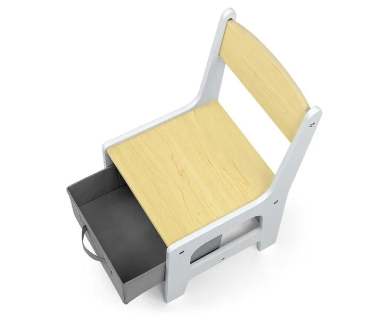 Milly Mally, Sven, stolik i dwa krzesełka, naturalne