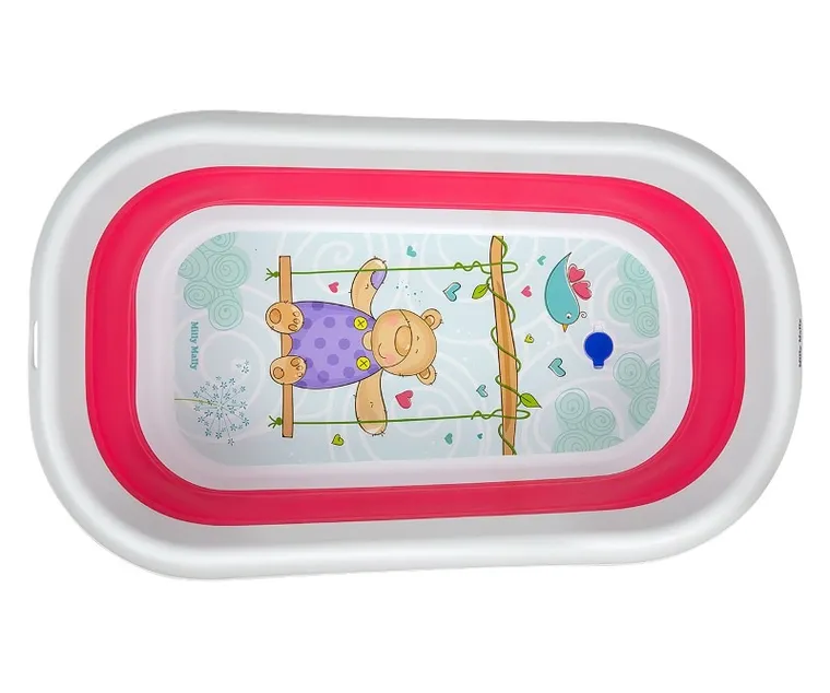 Milly Mally, wanienka składana, Aqua Pink