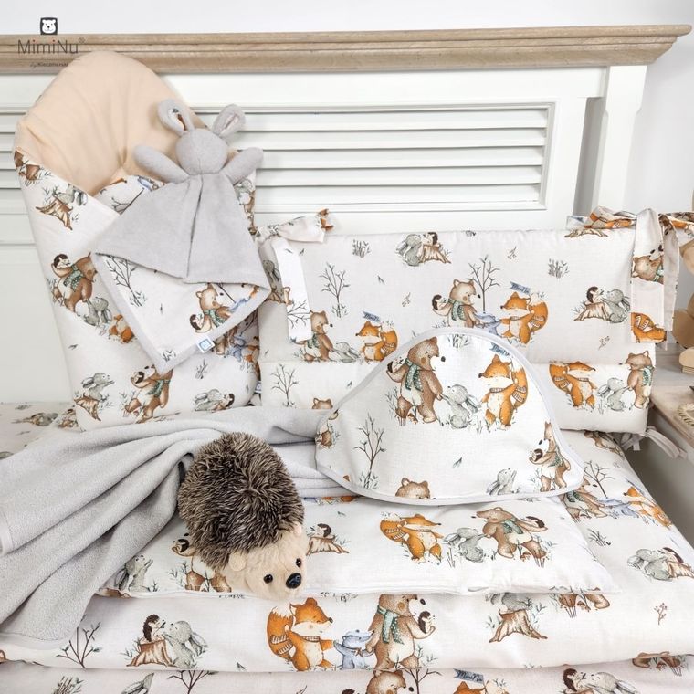 MimiNu, Czas na zabawę, okrycie kąpielowe termofrotte, beż, 100-100 cm