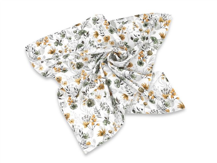 MimiNu, Duo, Botanika, pielucha muślinowa, 75-75 cm, 2 szt.